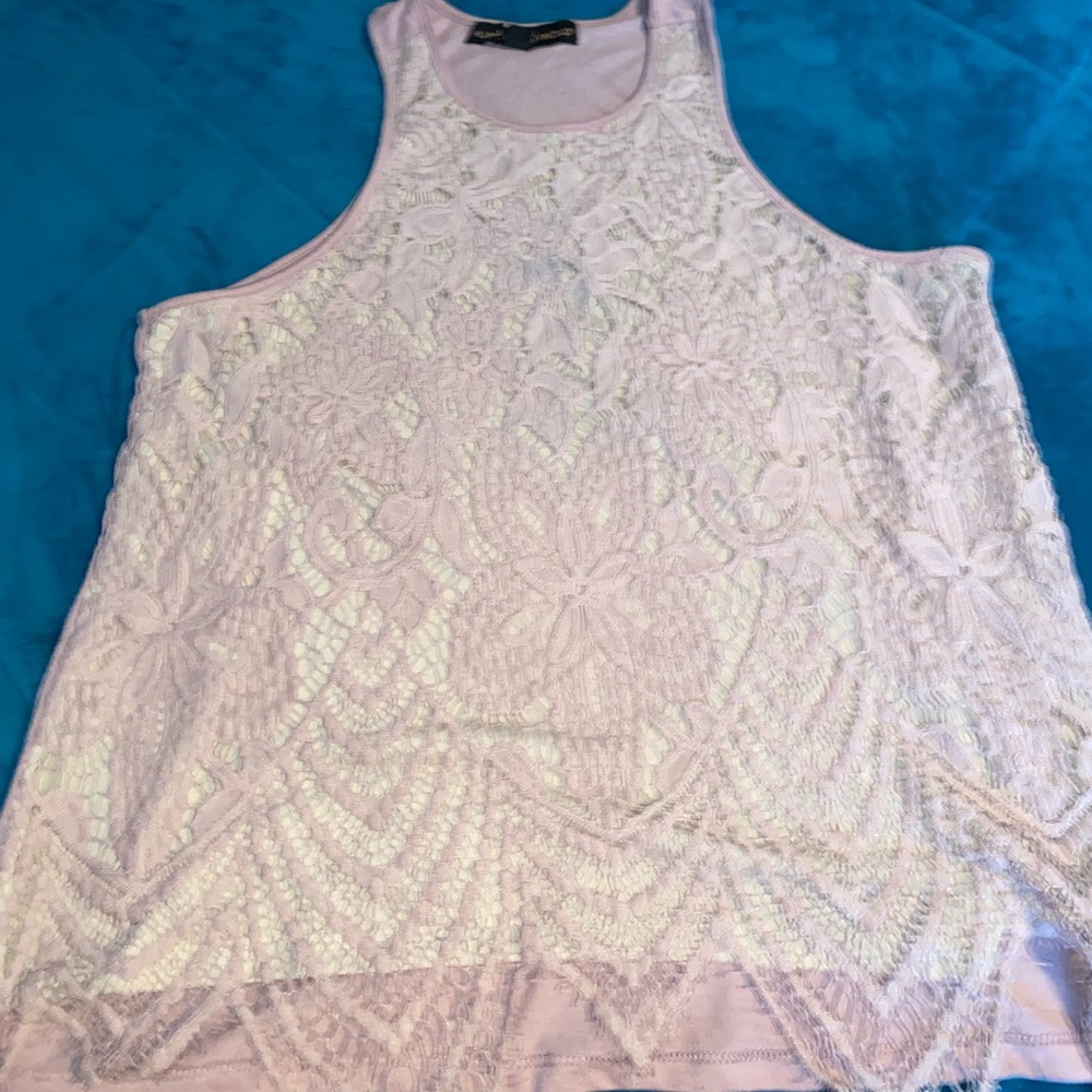 Pink Lace Top